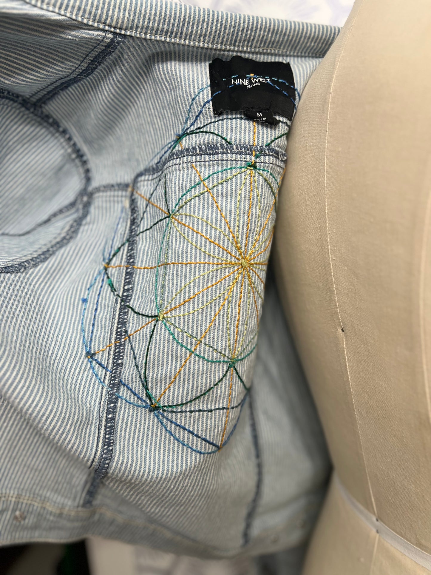 Reclaimed Denim: Seed of Life