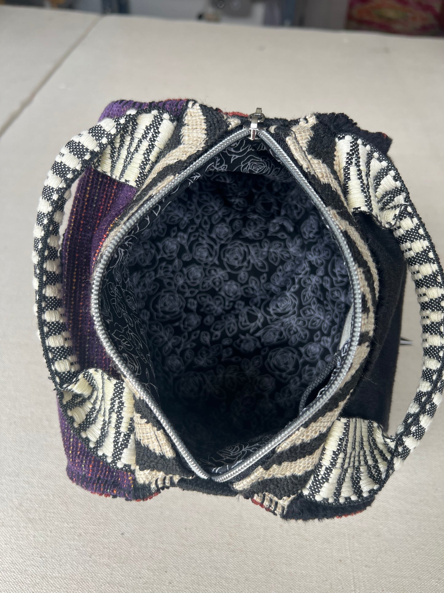 Mini but Mighty – Hand-Embroidered Boho Bowler Bag
