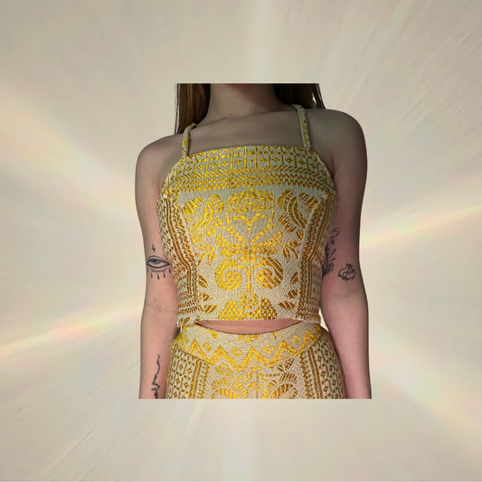 Golden Hour Laced Back Cami