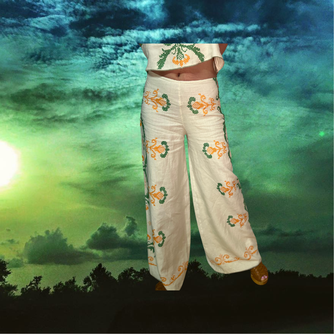 Heirloom Bloom Wide-leg Pants