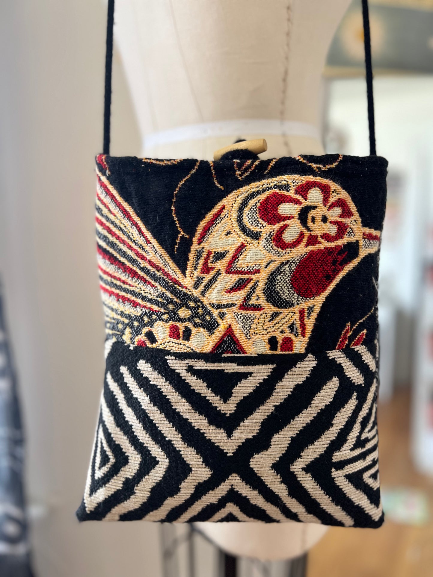 Flutter Frequency – Boho Reversible Crossbody
