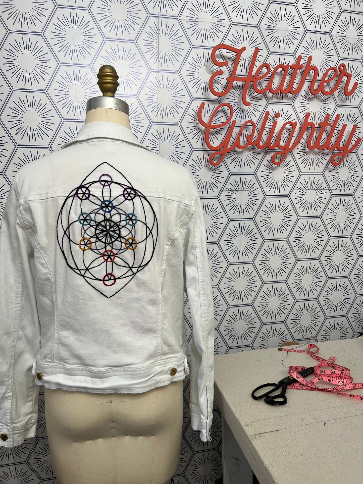 Reclaimed Denim: Tree of Life