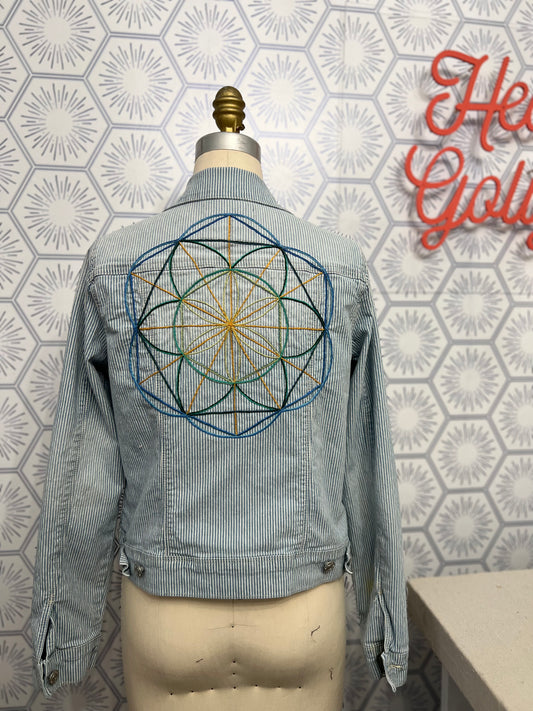 Reclaimed Denim: Seed of Life