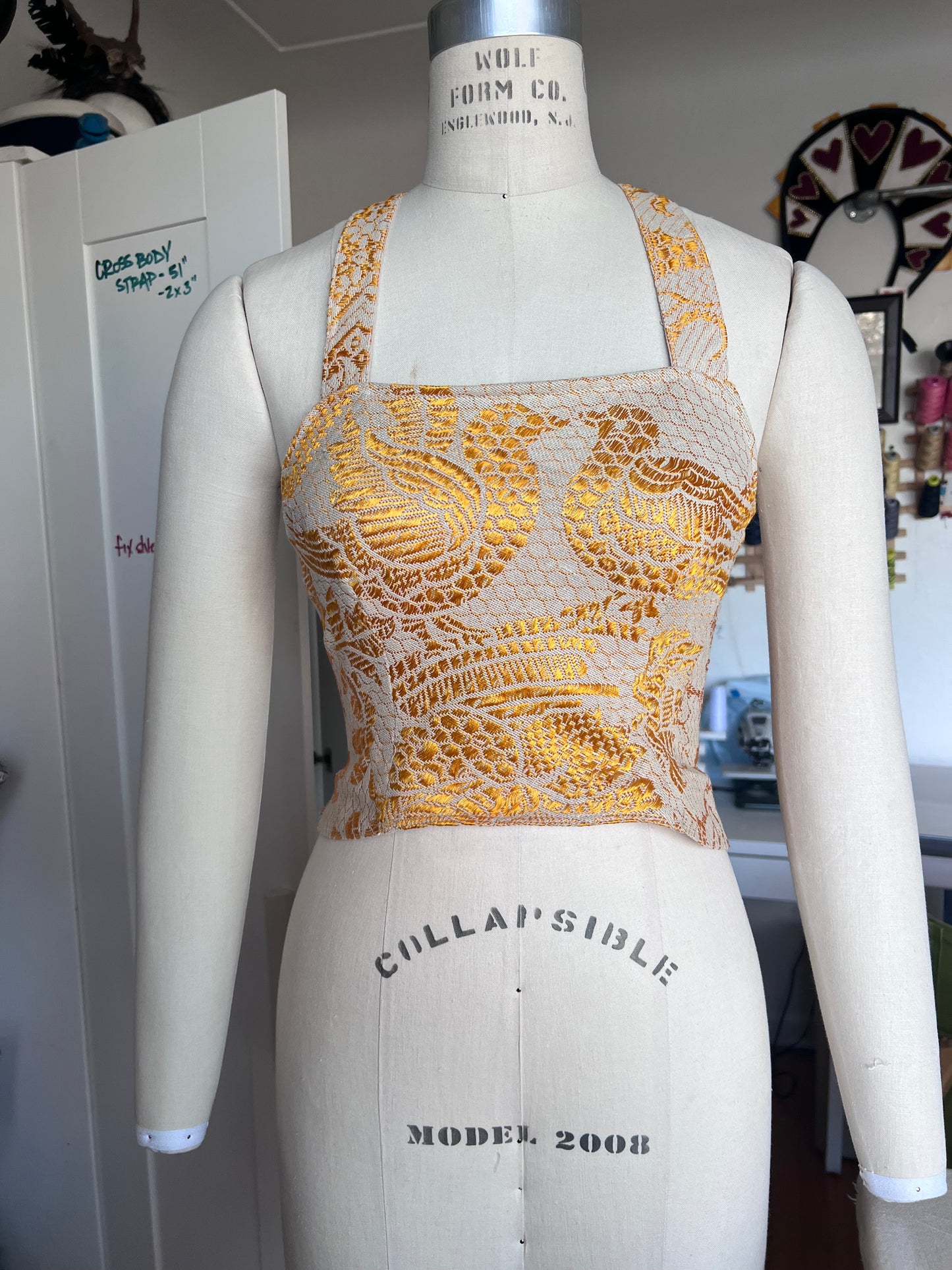 Golden Hour Love Birds Laced Top